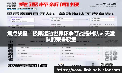 焦点战报：极限运动世界杯争夺战扬州队vs天津队的荣誉较量